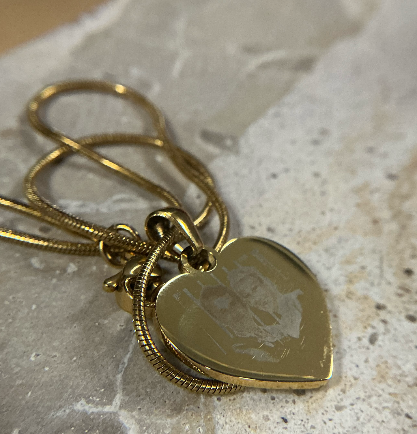Heart Pendant Necklace | Engraved Keepsakes