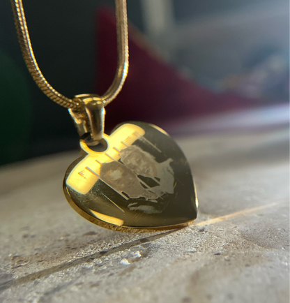 Heart Pendant Necklace | Engraved Keepsakes